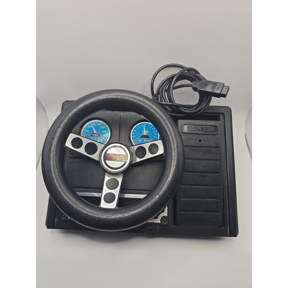 ColecoVision Expansion Module #2 Steering Wheel And Pedal. no game
